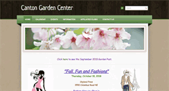 Desktop Screenshot of cantongardencenter.com
