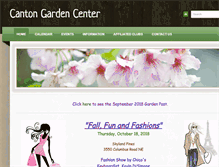 Tablet Screenshot of cantongardencenter.com